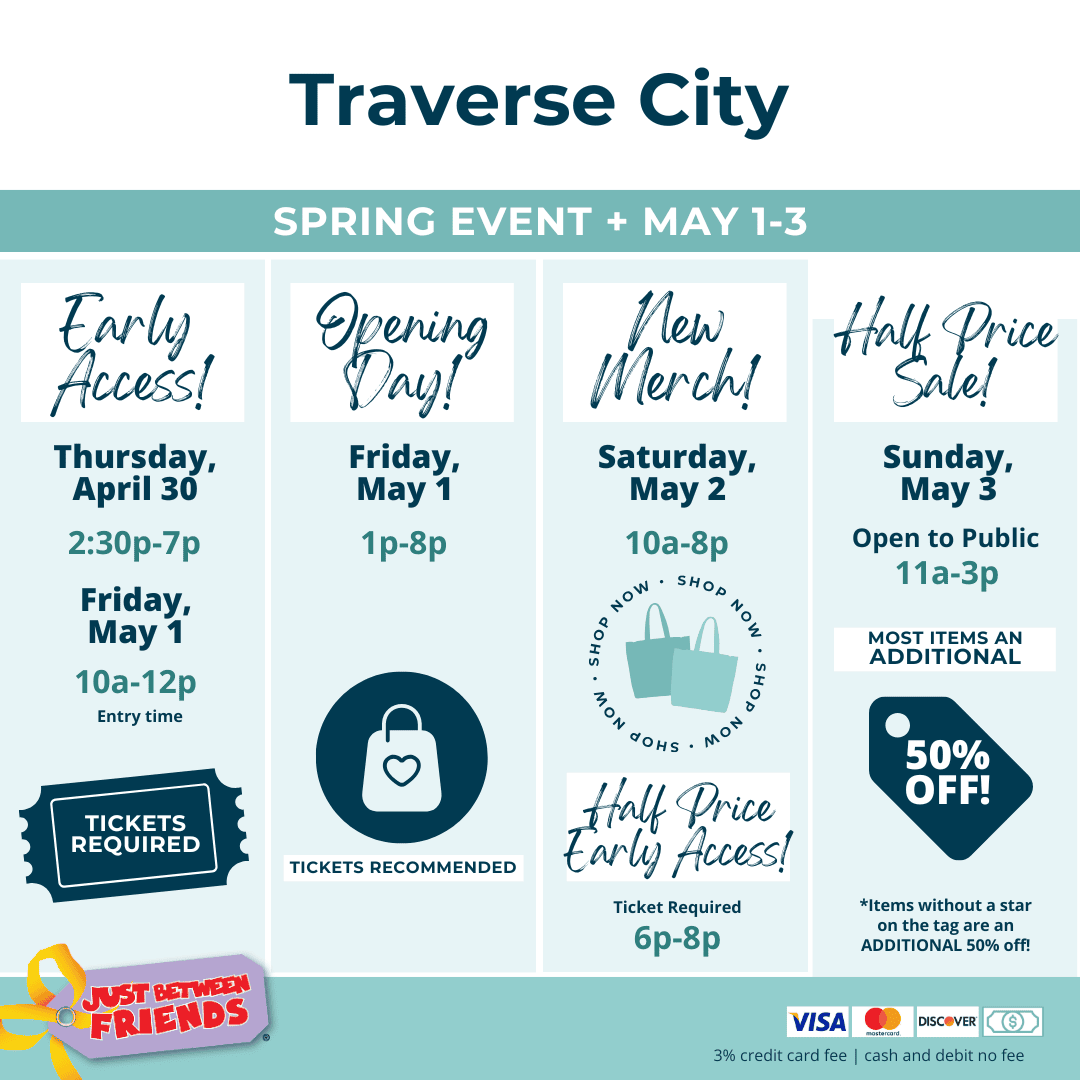 Shopper Calendar for spring 2026